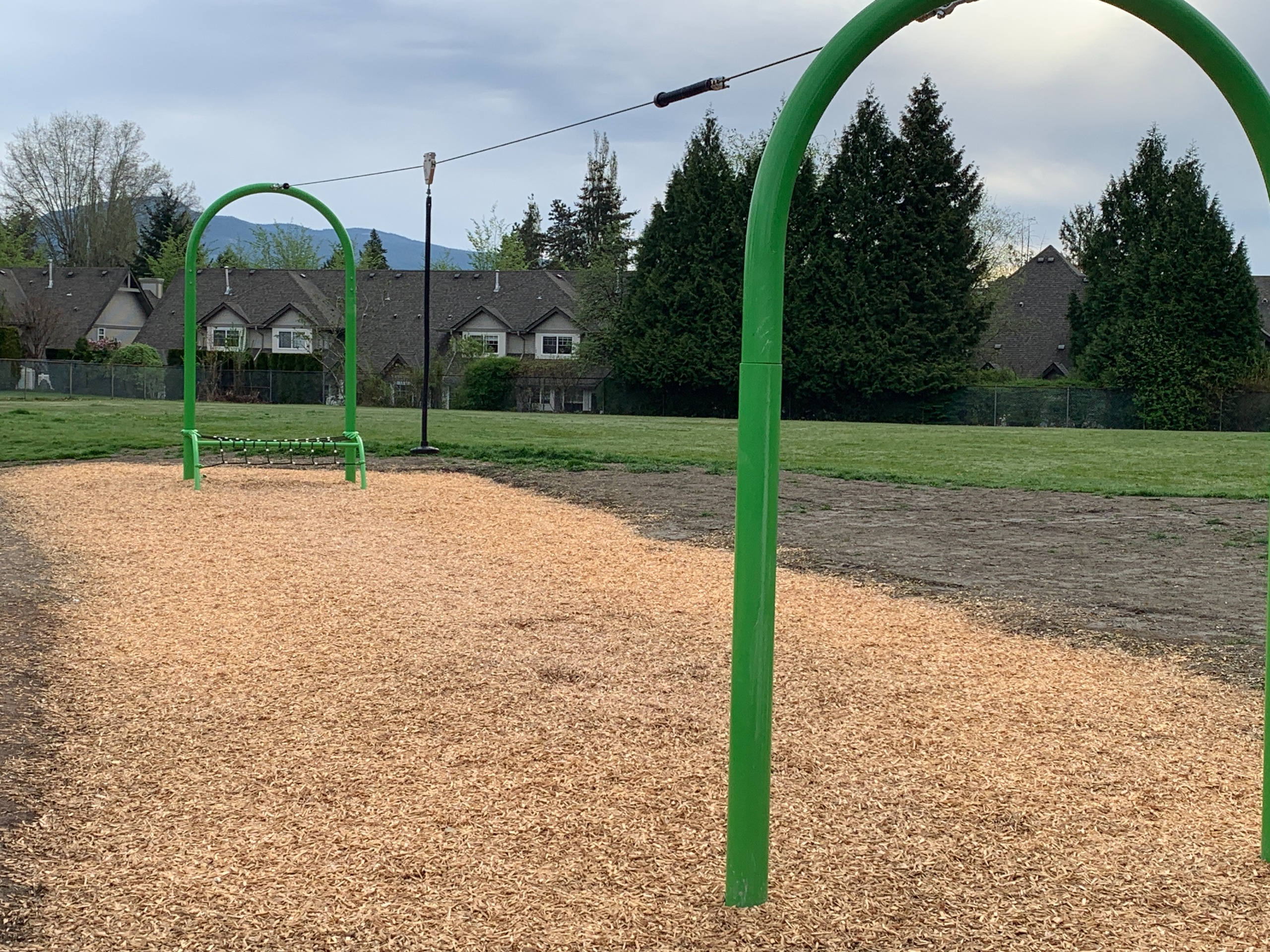 Zip line at Pioneer Park